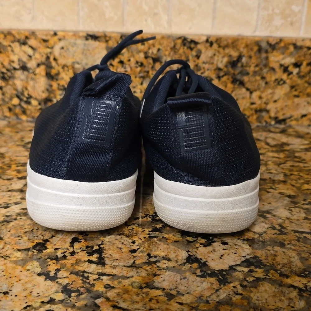 Fitflop F-Sporty Women's‎ Sneakers Sz 10 Navy Blue Mesh Shoes Athletic Walking